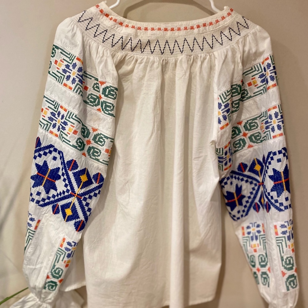 Free The Roses - Embroidered Top